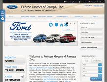 Tablet Screenshot of fentonford.com